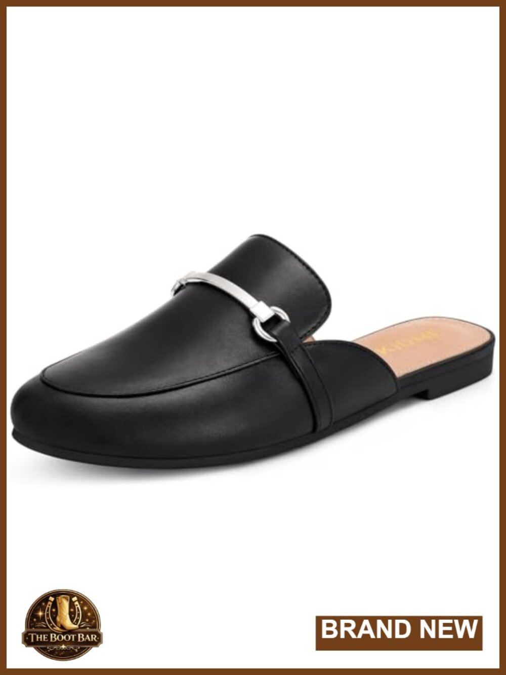 Women's Buckle Mules Slip On Loafers Business Casual Dressy Backless